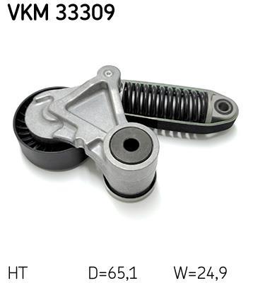 Polea tensora, correa auxiliar servicios SKF ref. VKM 33309